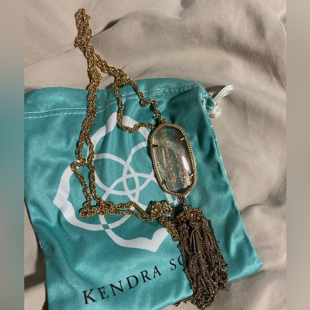 Kendra Scott Rose Gold Rayne Necklace
